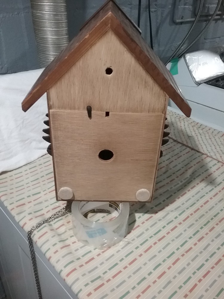 Cuckoo Clock with Dancers and Water Wheel