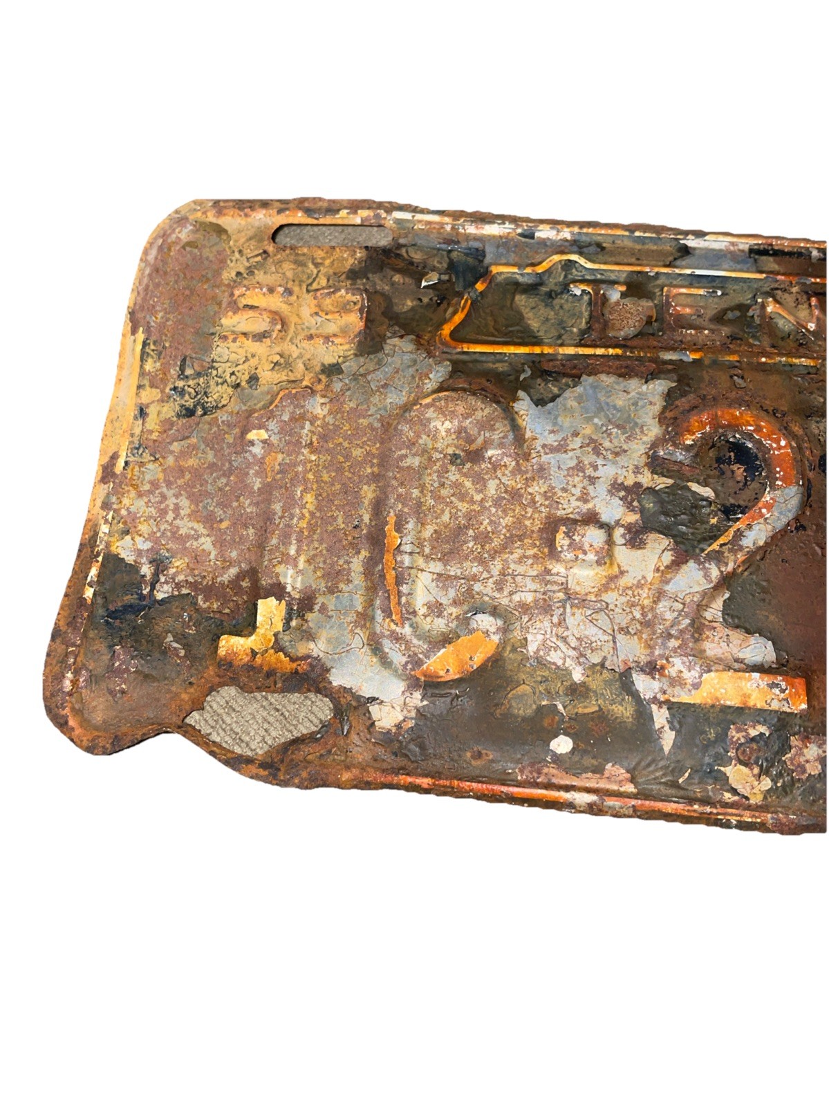 1959 Vintage Tennessee License Plate Rusty
