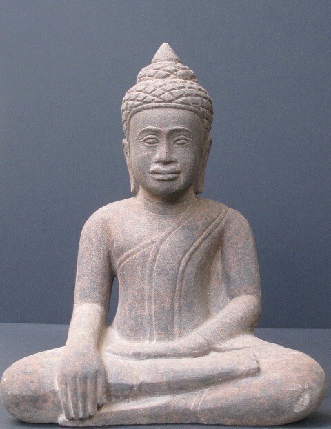 Khmer Buddha In Stone, Cambodia