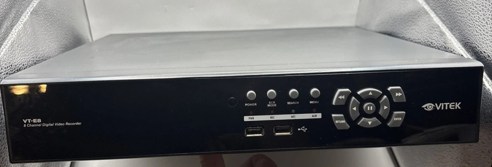 VITEK VT-E8 8 Channel Digital Video Recorder Untested Unit Only