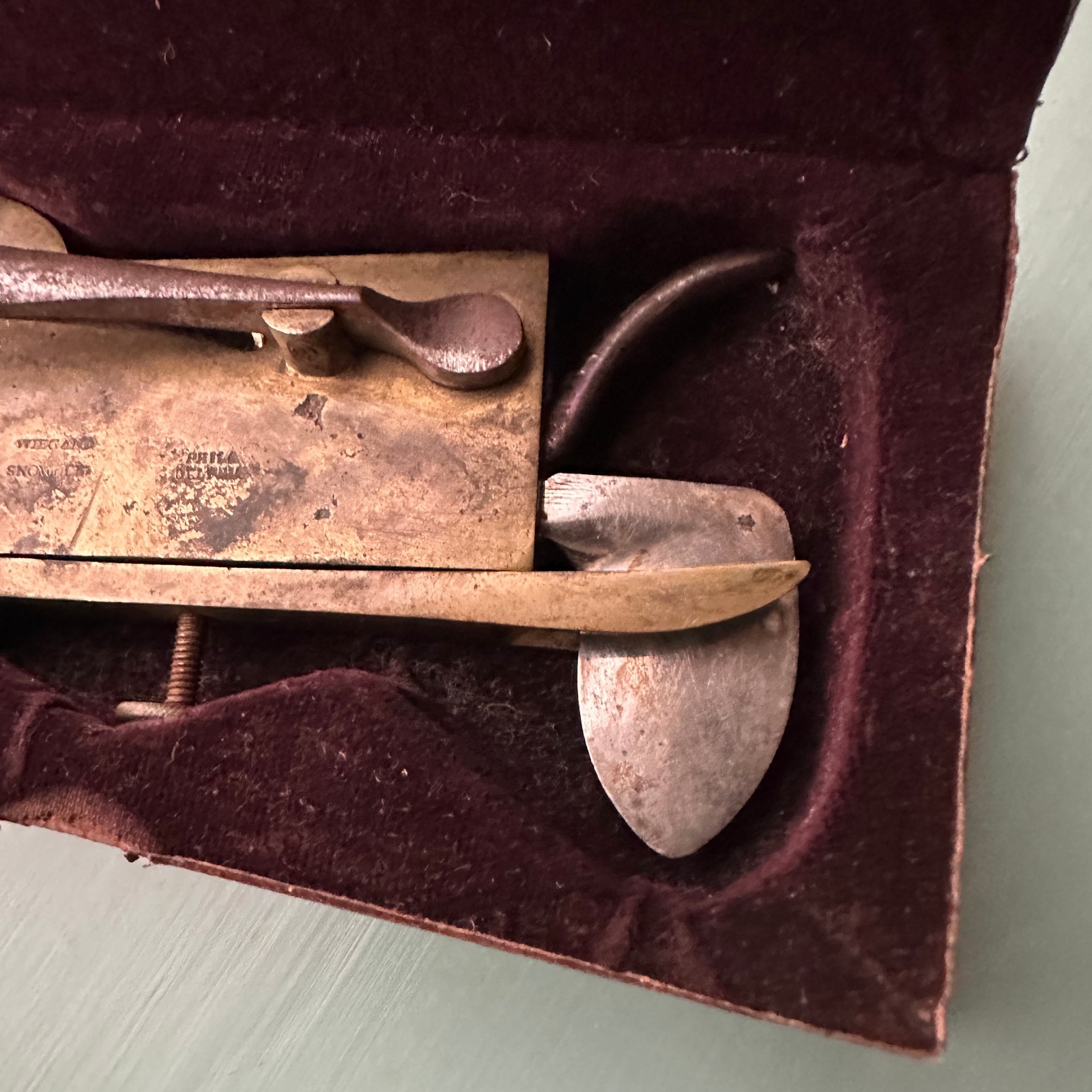 Antique Wiegand & Snowden Philadelphia Scarificator Bloodletting Surgical Tool