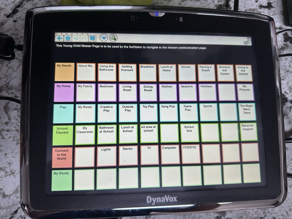 DynaVox Maestro Tablet Speech Communication Device Series 5 SEE DESCRIPTION