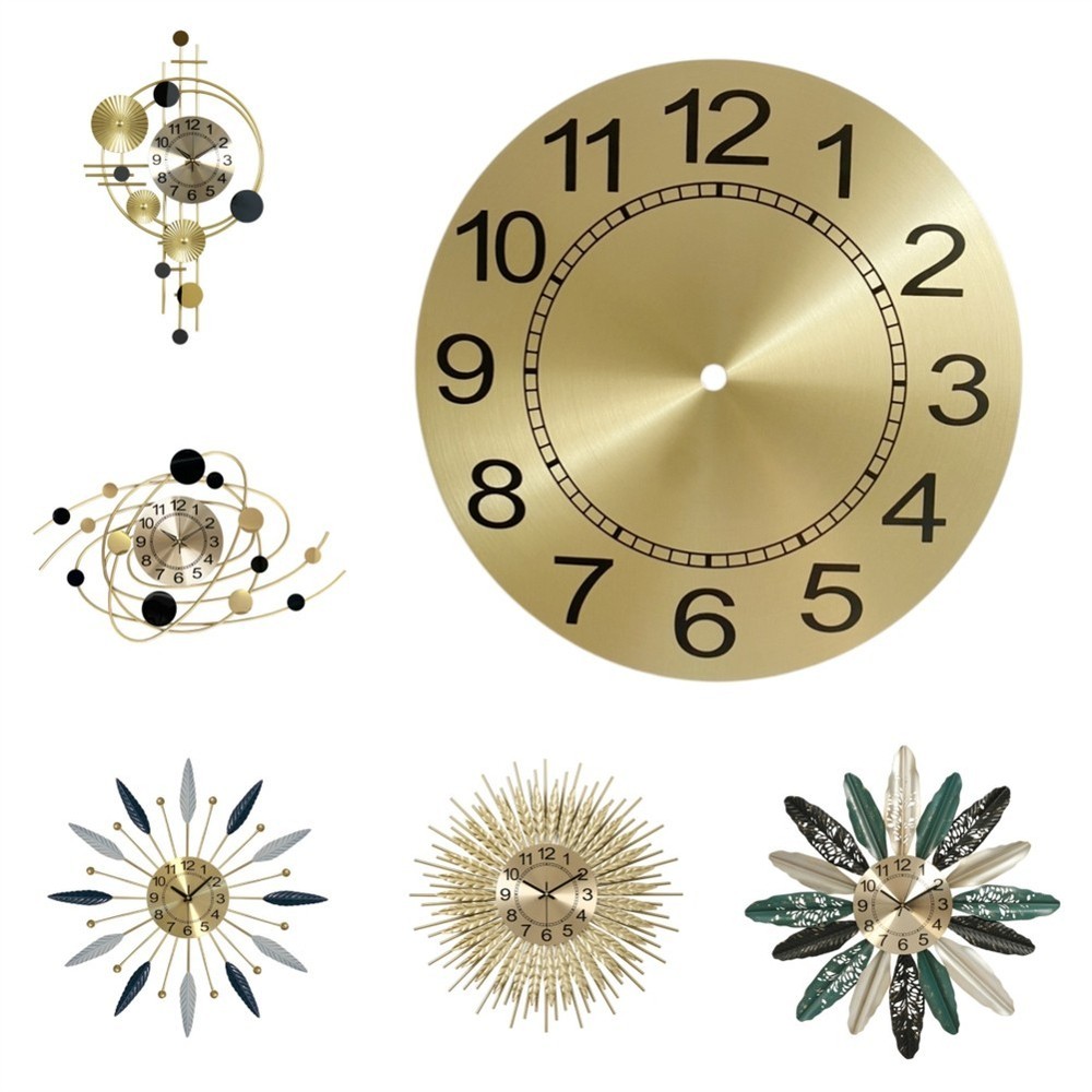 DIY Quartz Wall Clock 9.5 Inch Clock Face Advanced Appearance Clear Numerals