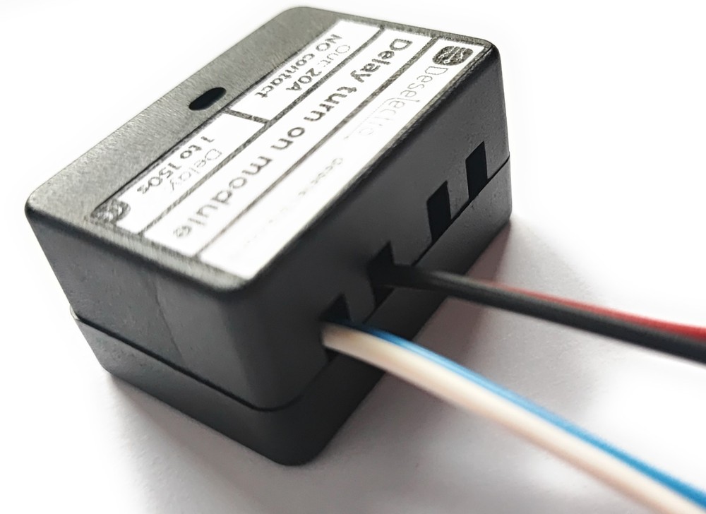 12V Delay ON Timer Relay 1–150s 20A Direct Output Car DRL Module