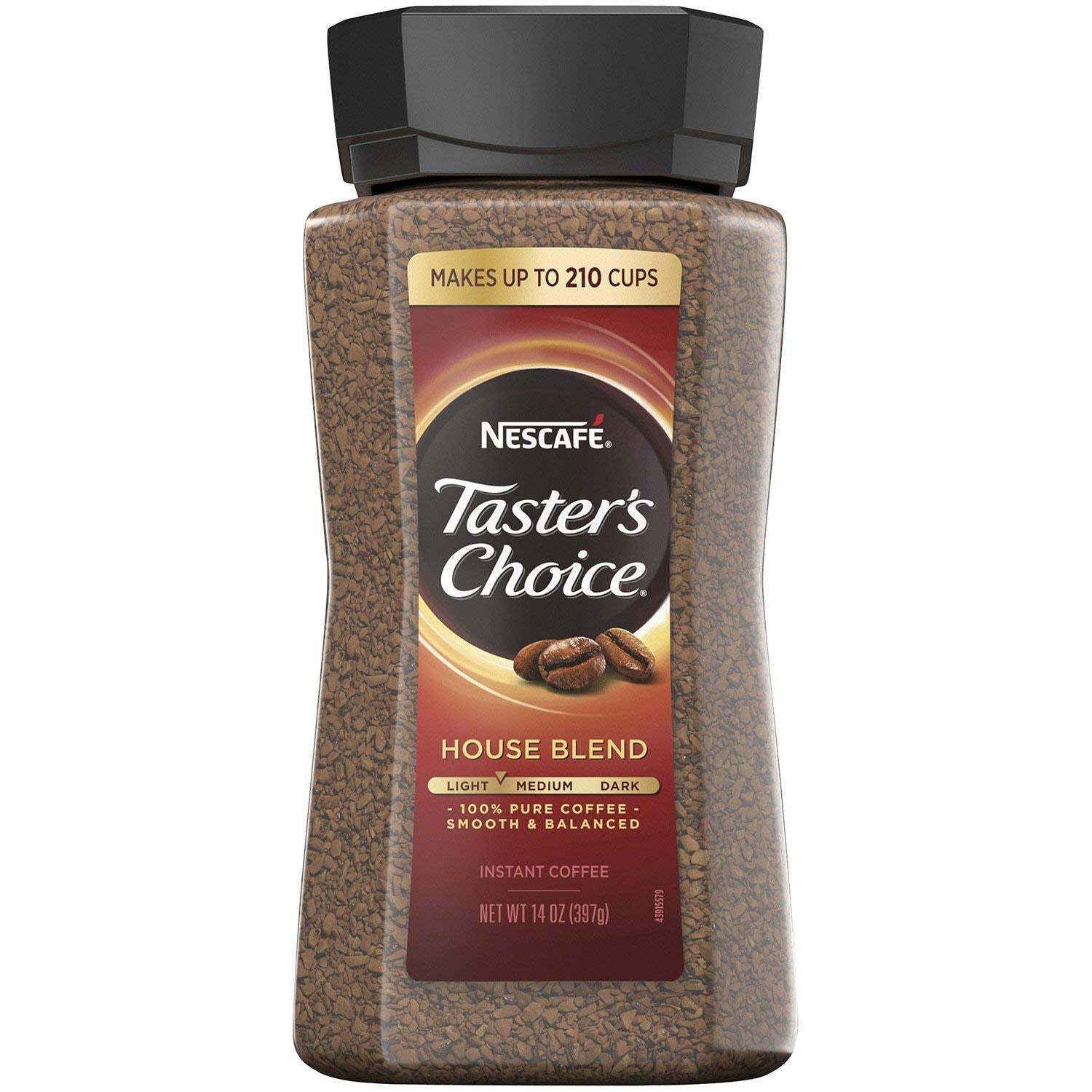 Nescafe Taster's Choice Signature House Blend Instant Coffee Classic Taste | 14