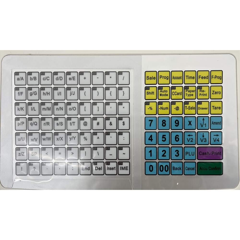 110V Commercial Digital Price Computing Scale Thermal Label Printer 4window Pole