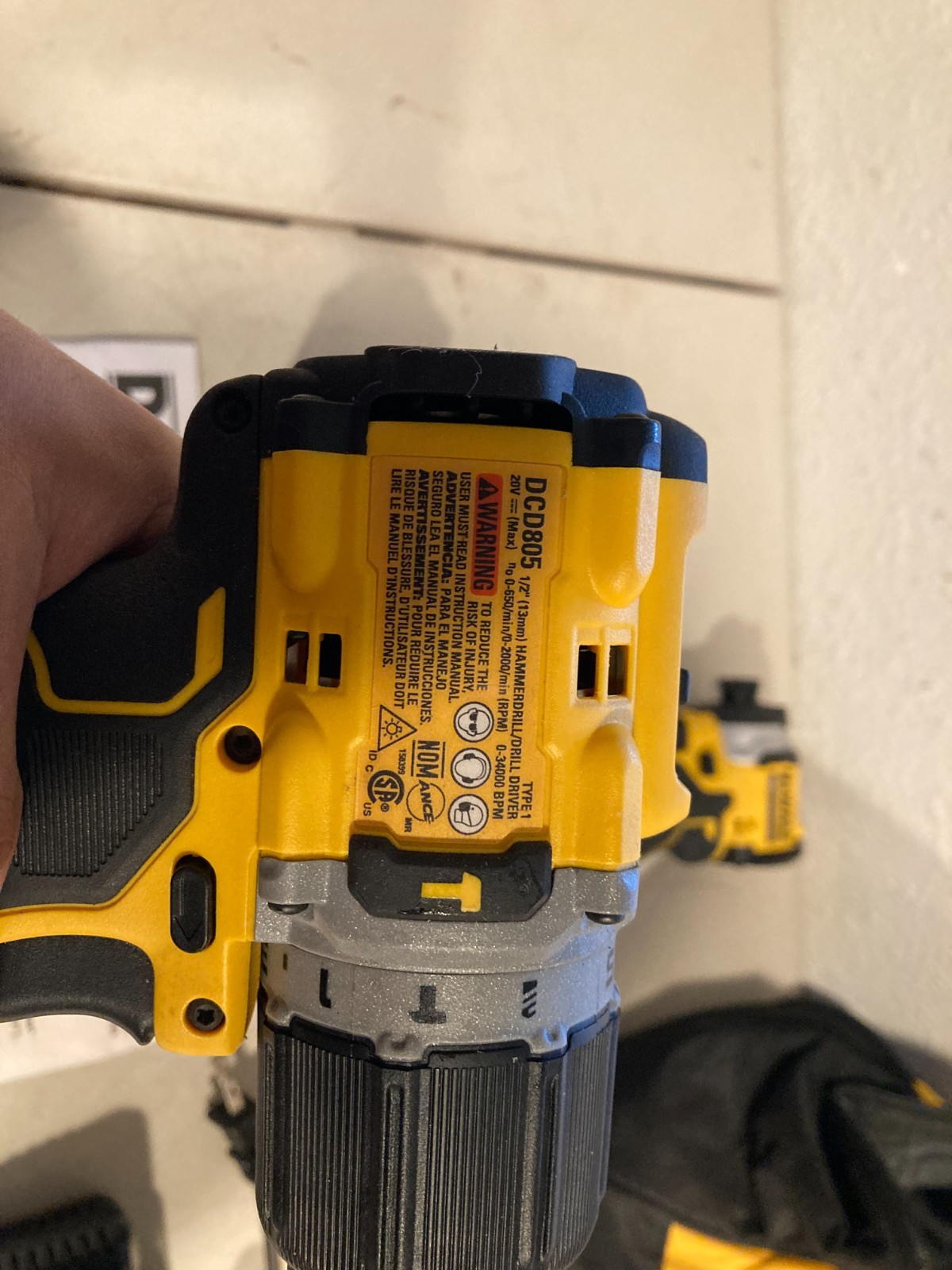 DeWalt 20V Max XR Brushless 2-Tool Combo Kit DCD800 DCF850 (2) 4Ah Batts w/Bag