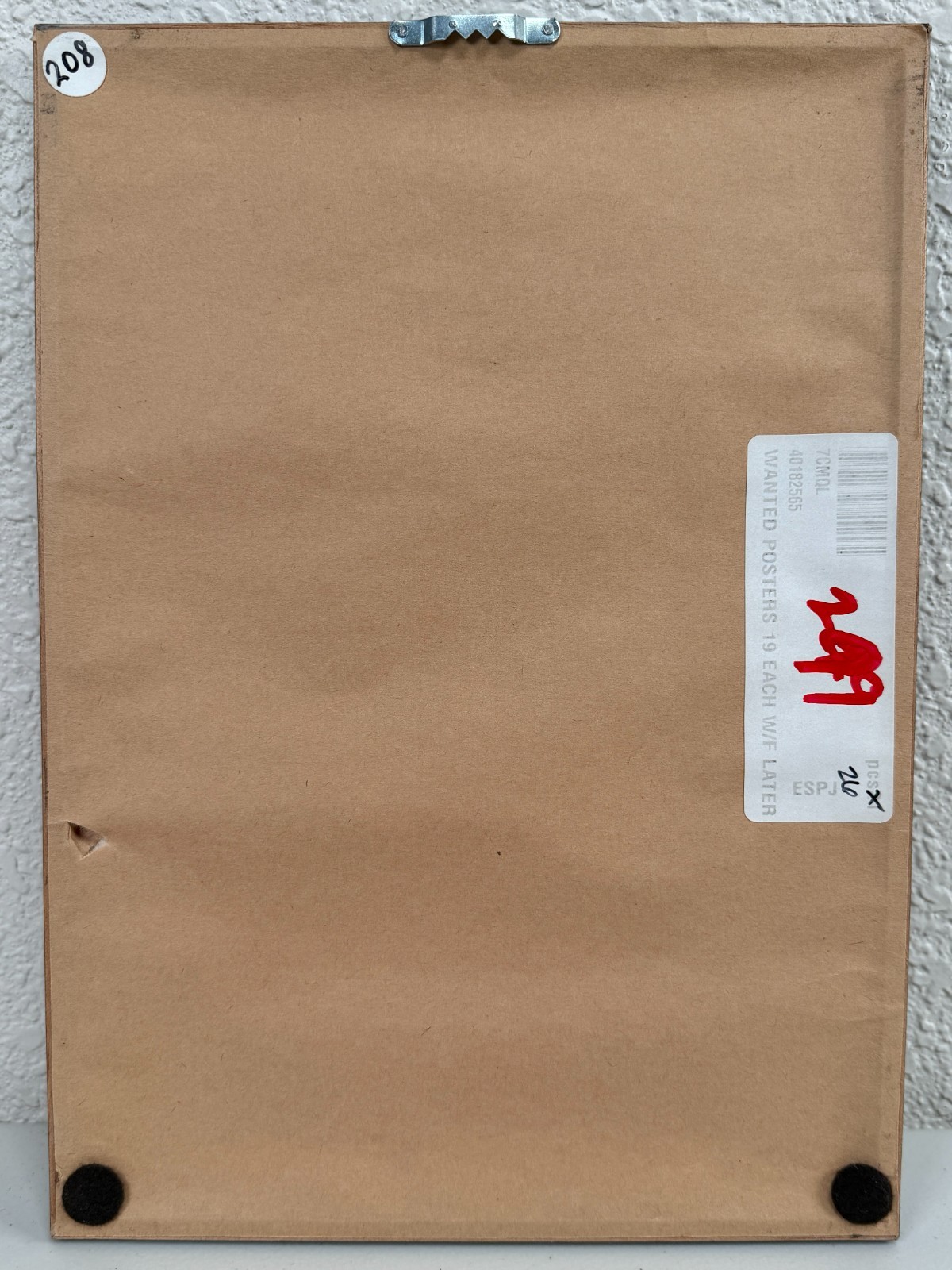 Antique Wells Fargo & Co Reward Wanted Poster Criminal Robber Western Outlaw #2