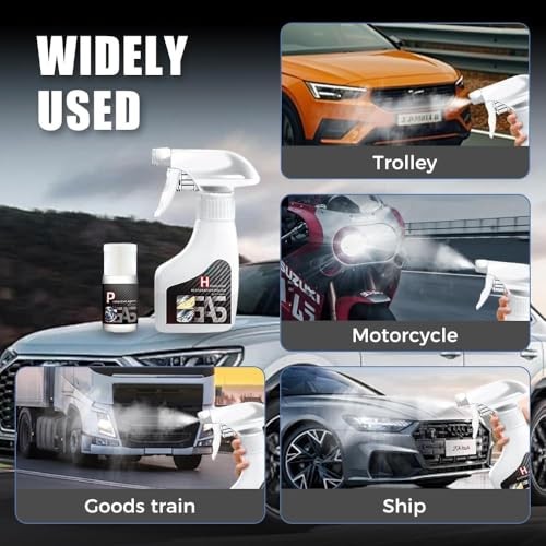 Headlight Refurbishing & Protective Agent, Car Restoration Kit...