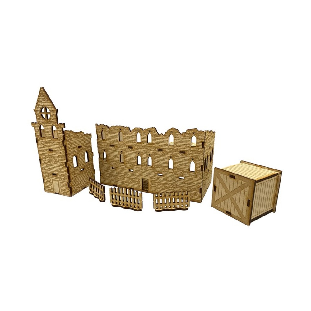 Litko Wargaming Terrain Sets Ruined Structures SW (New)