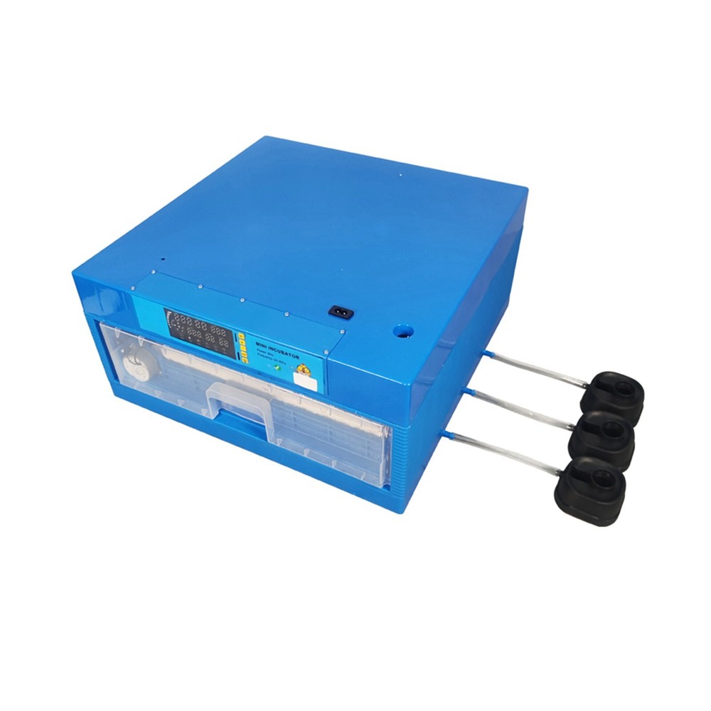 Incubator Drawer Single Layer Temperature Humidity Digital Display 64 Eggs 110V