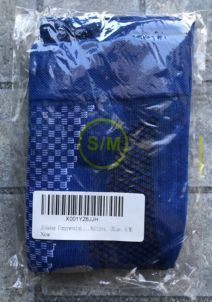 New Compression Socks Splints Blue S/M New Athletics Didakay