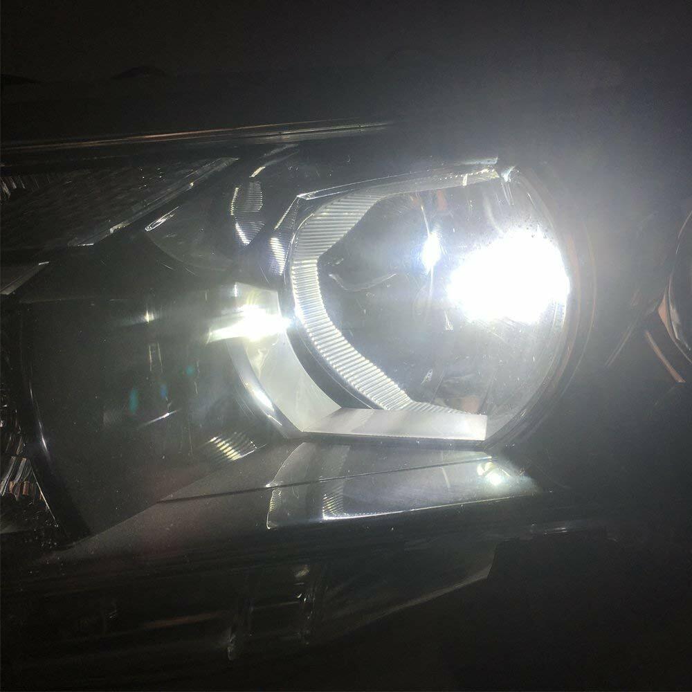 2 LED Headlight Bulbs Conversion Kit H7 High Low Beam Headlamp 6000K Super White