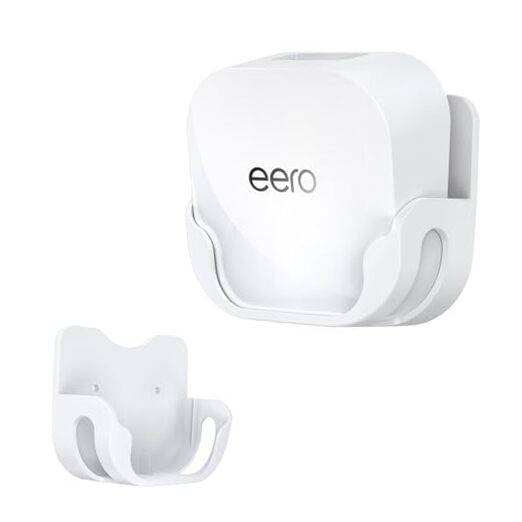 eero 7 Wall Mount Kit, erro 7 Mount Bracket Optimize Space&Cable White, 1 Pack