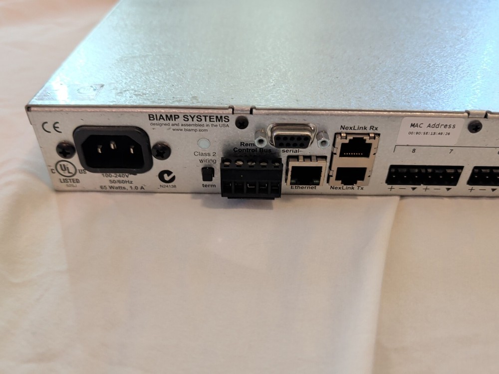 Biamp Nexia SP DSP Speaker Processor CG01RQR