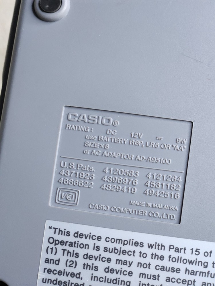 Casio KL-750 EZ-Label Printer Thermal Label Maker NOT Tested