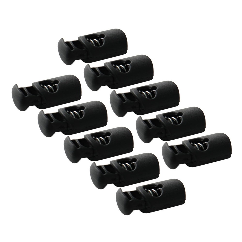 10 x Plastic Toggle Stopper String Cord Locks for Lanyard