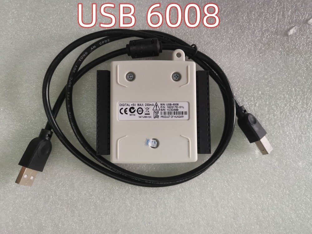 National Instruments USB-6008 Data Acquisition Card NI DAQ Multifunction