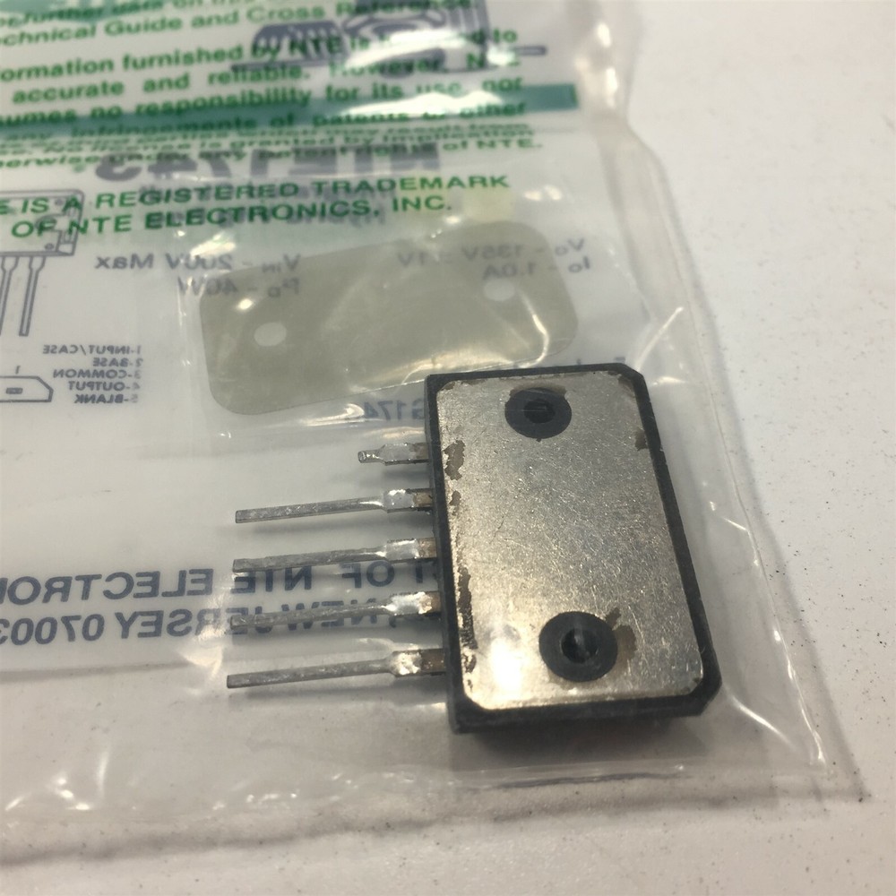 (1) NTE NTE1743 Integrated Circuit TV Fixed Voltage Regulator