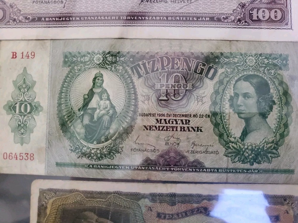 Banknote Ungarn 10 Pengö 1936