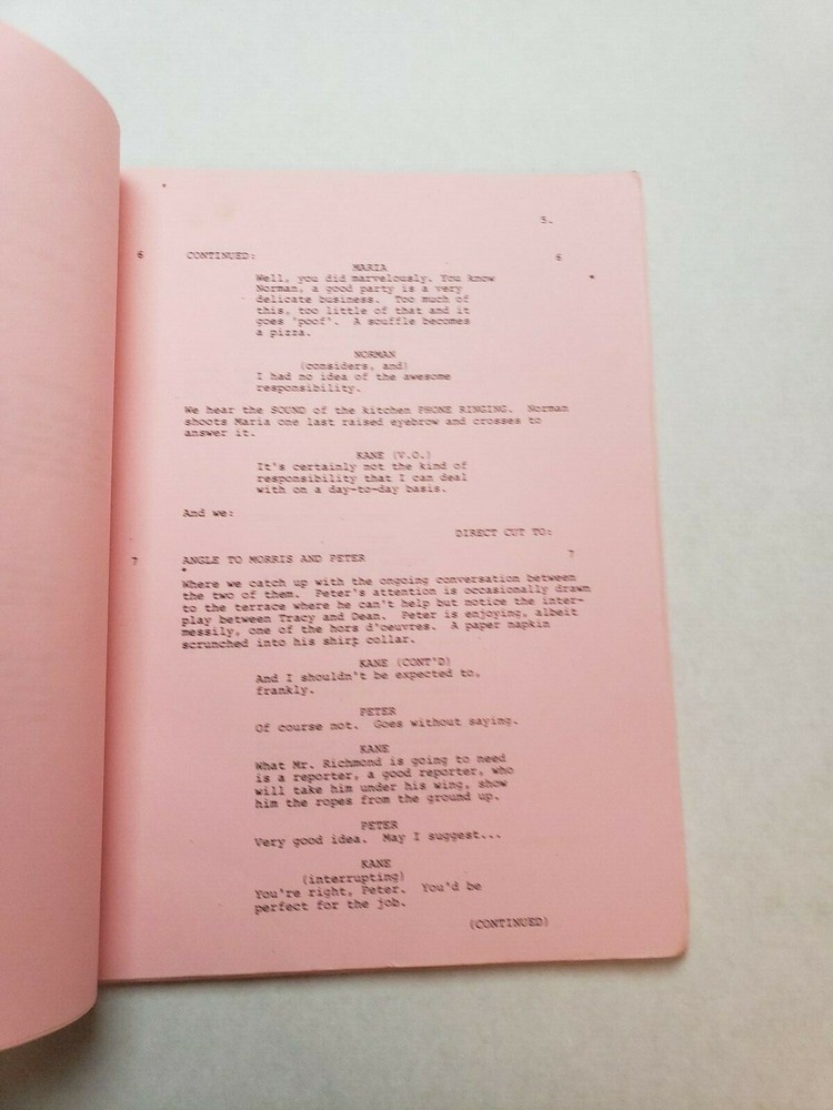 BRIDGES TO CROSS / Christopher Beaumont 1985 TV Script, divorced couple compete