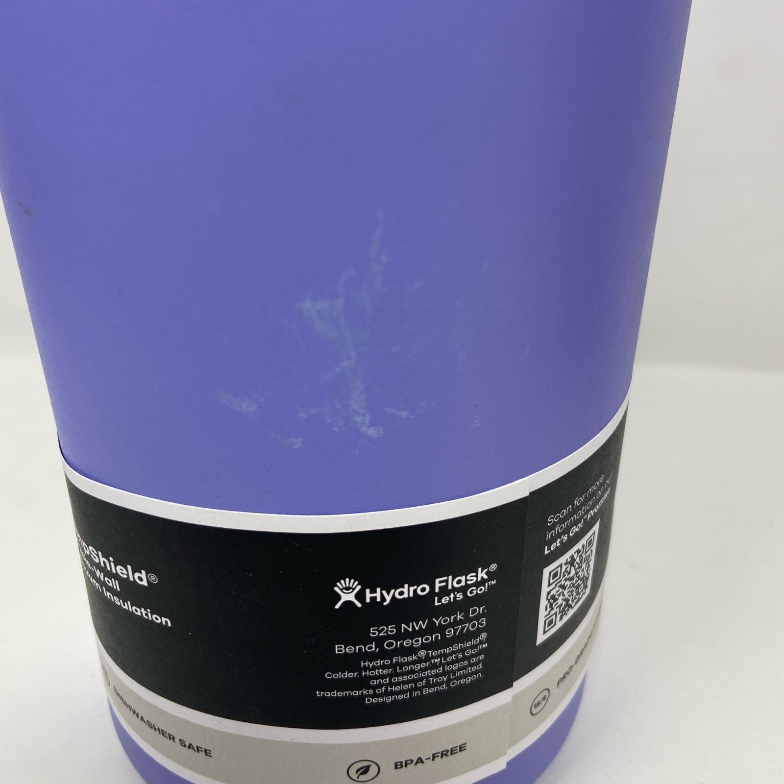 Hydro Flask 32oz Wide Mouth Water Bottle with Flex Straw Cap - Lupine W32BFS474