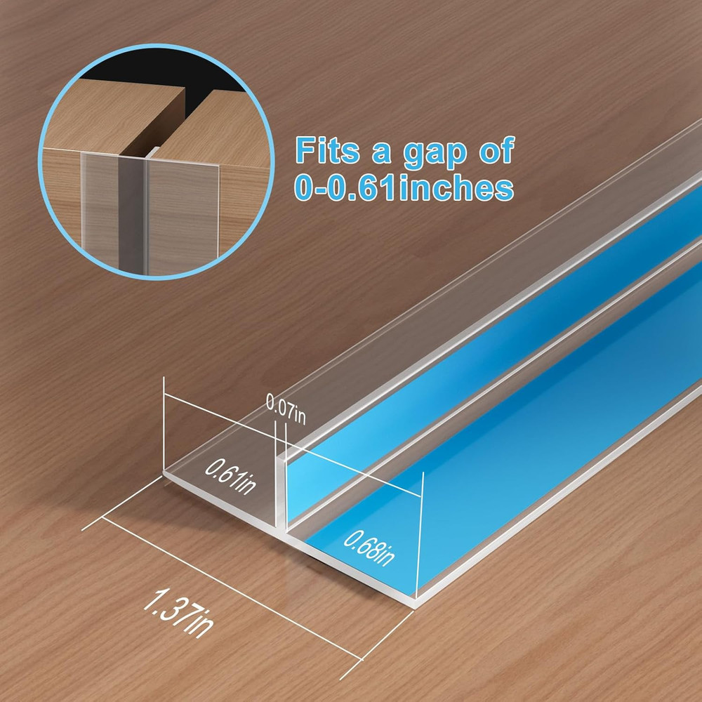 Silicone Door Draft Stopper - T-Shaped Weather Stripping for Doors & Windows,...
