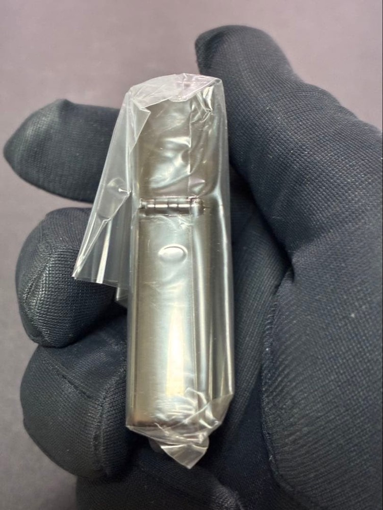 Zippo Seven Stars Gold Etching Black One Sided Processing Lighter Regular Japan