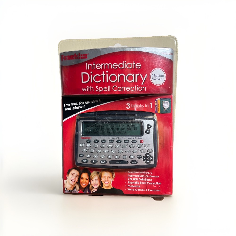 Franklin Electronic Dictionary Thesaurus W/ Spell Correction MWD-460