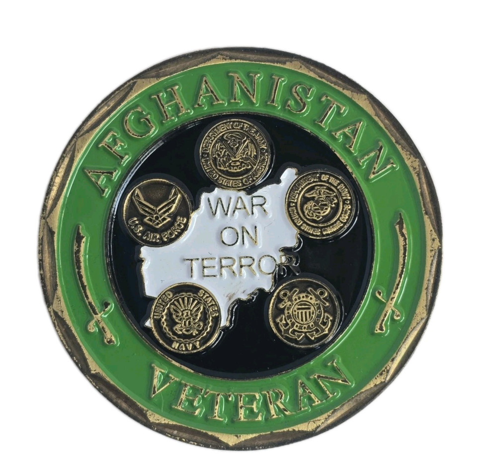 Afghanistan Operation Enduring Freedom Veteran Challenge Coin