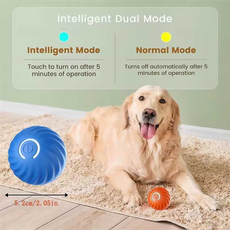 Intelligent Electronic Pet Toy Ball USB Interactive Automatic Moving