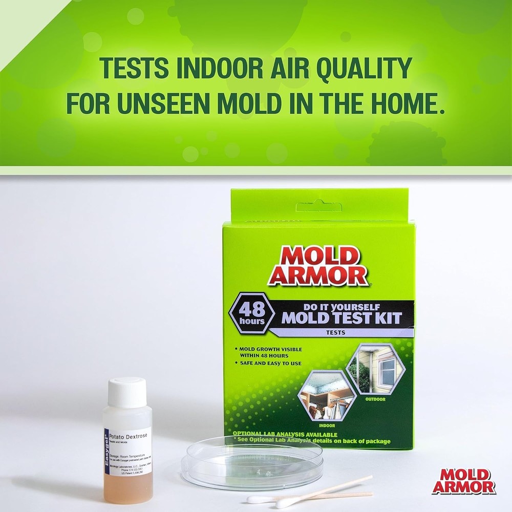 Complete DIY Mold Testing Kit - Indoor & Outdoor Use, Lab Analysis Option