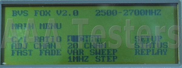 Berkeley Varitronics Systems The Fox Signal Strength Meter 2500-2700MHz