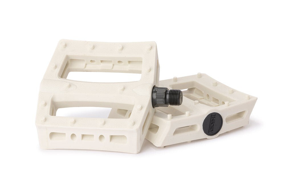 THEORY OUTSIDE BMX PC PEDALS - 9/16" - WHITE