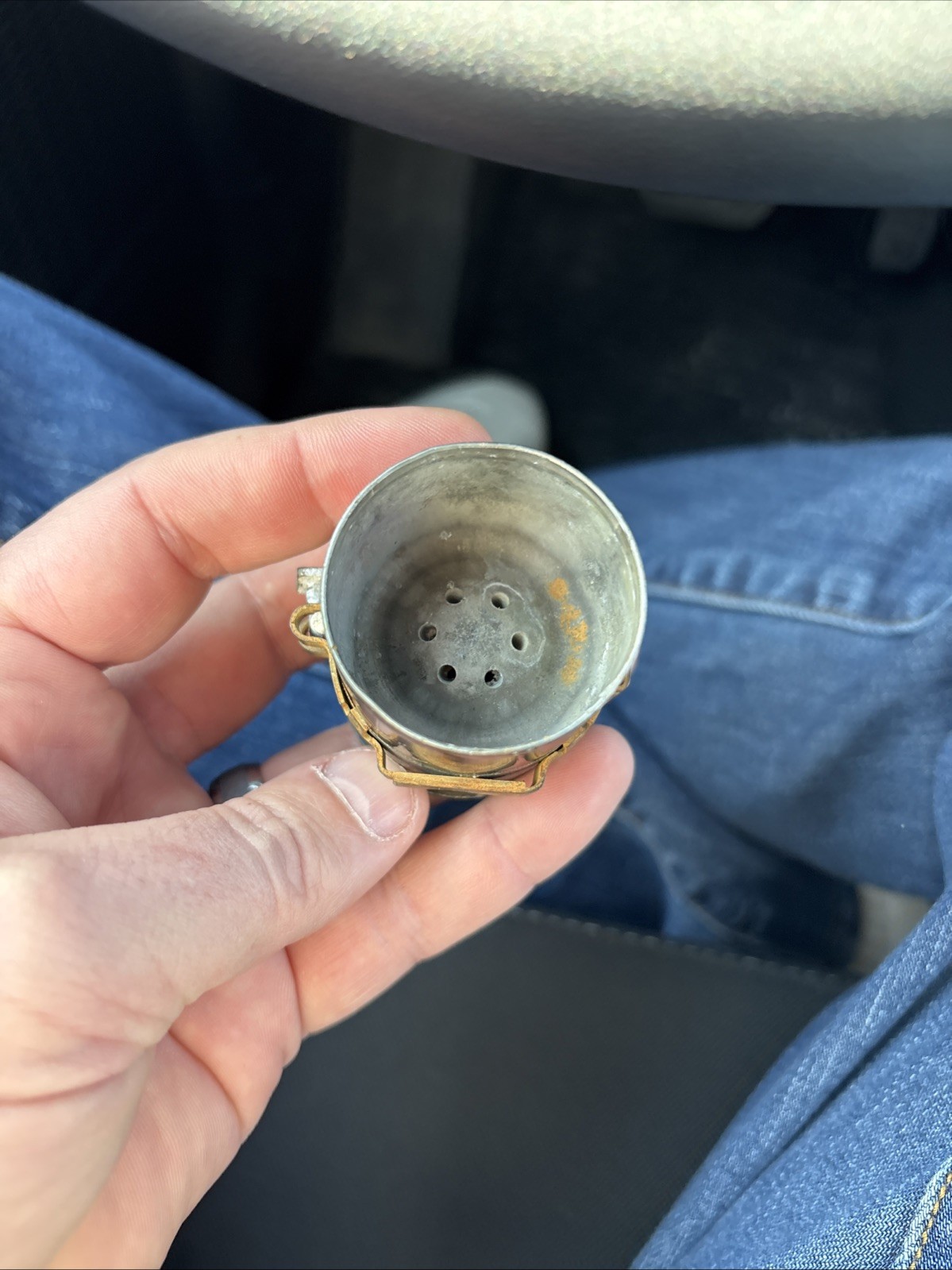 Vintage 40MM Navy Empty Spent Shell Trench Art Ash Tray/Paperweight Cartridge