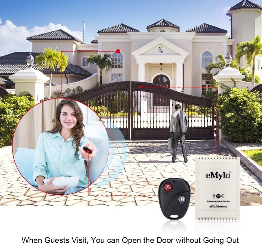 High-Sensitivity 2CH Wireless Relay Remote Control - Flexible Configuration