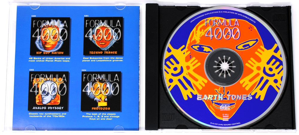 E-MU Systems Formula 4000 Earth Tones E-Mu Format Sound Library/Sampling CD