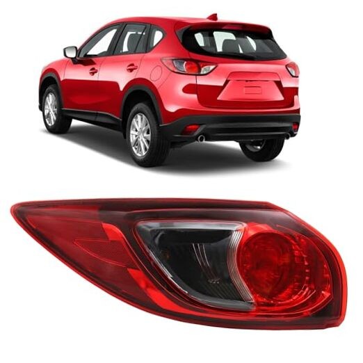 Outer Tail Light Fit for 2013 2014 2015 2016 Mazda CX-5, Left Driver Side