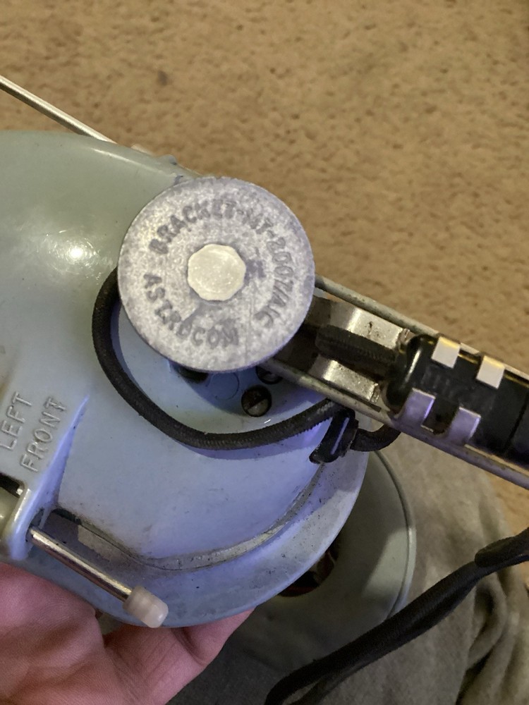 Vintage Astrocom 10175 Mx-2507 AIC Pilots Aviation Comms Headset + Mic Untested