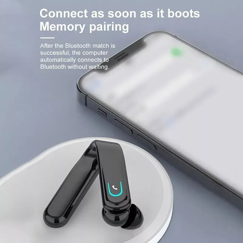 Bluetooth 5.0 Ear Hook Headset Wireless Earphones Earbuds Stereo Headphones