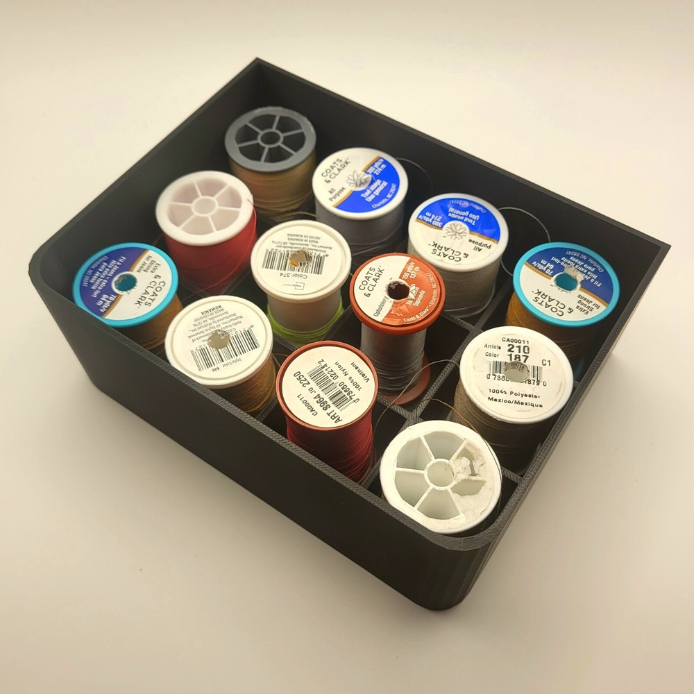 Thread Organizer For Sewing Holds Up To 12 Thread Spools