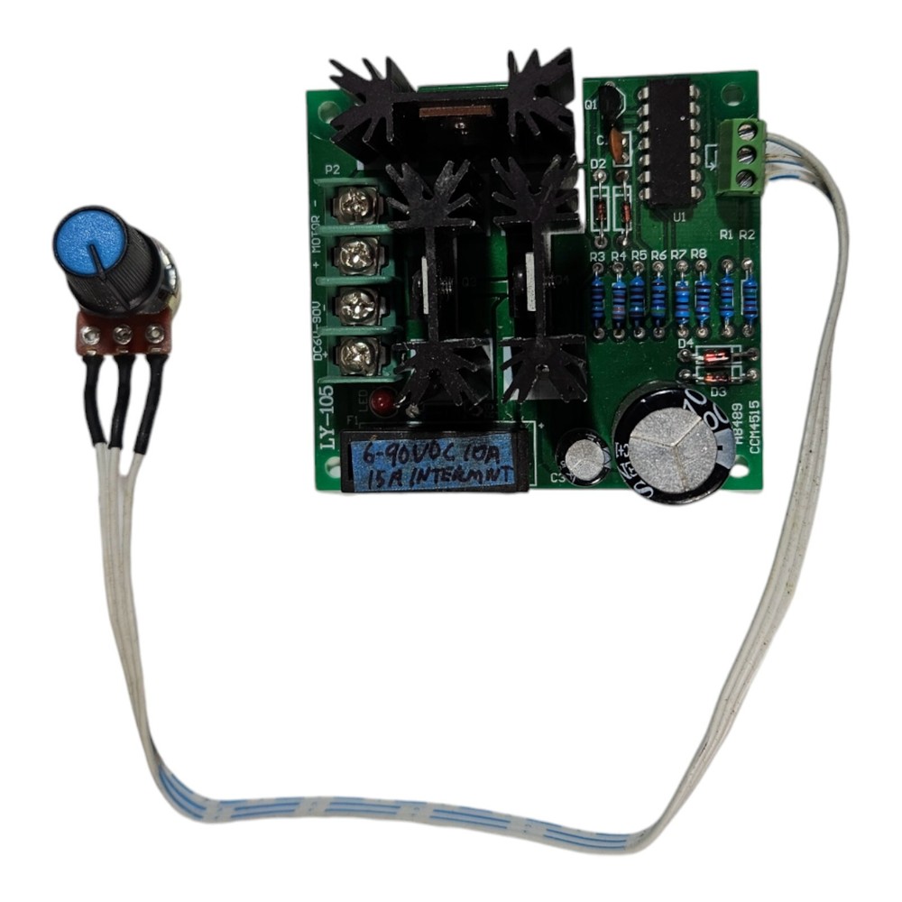 6V-90V 15A Pulse Width Modulator PWM DC Motor Speed Control Switch Controller