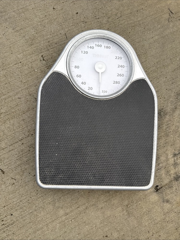 Thinner Extra-Large Dial Analog Precision Bathroom Scale, Analog Bath Scale