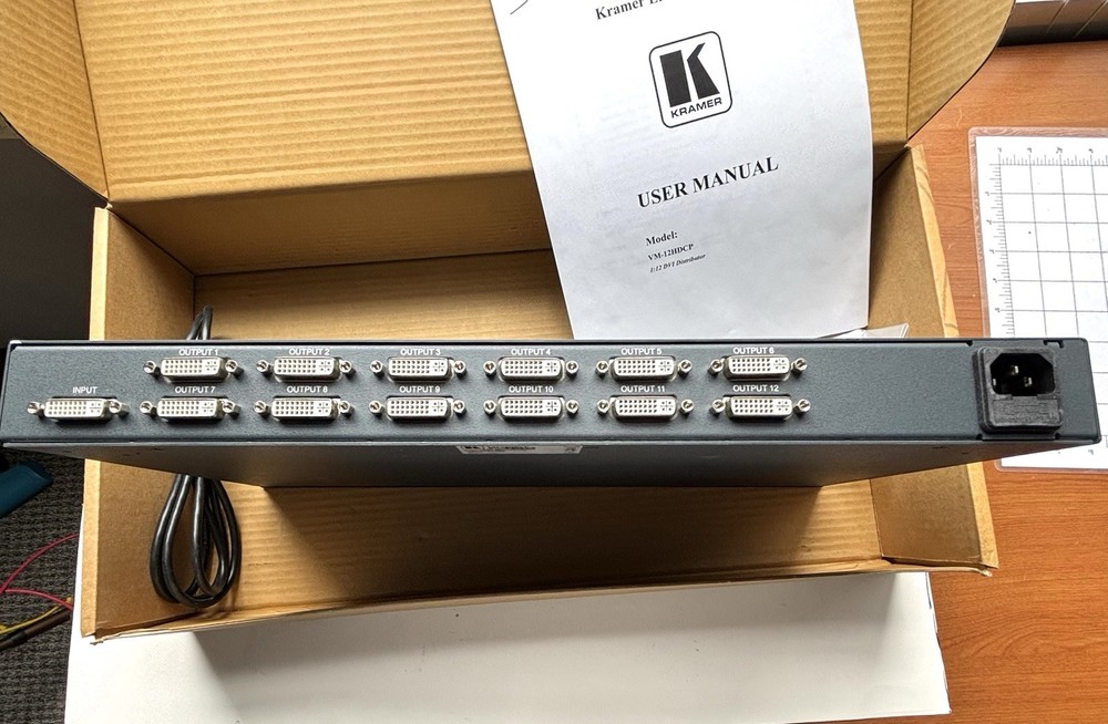 Kramer VM-12HDCP 1:12 DVI (HDCP) Distribution Amplifier