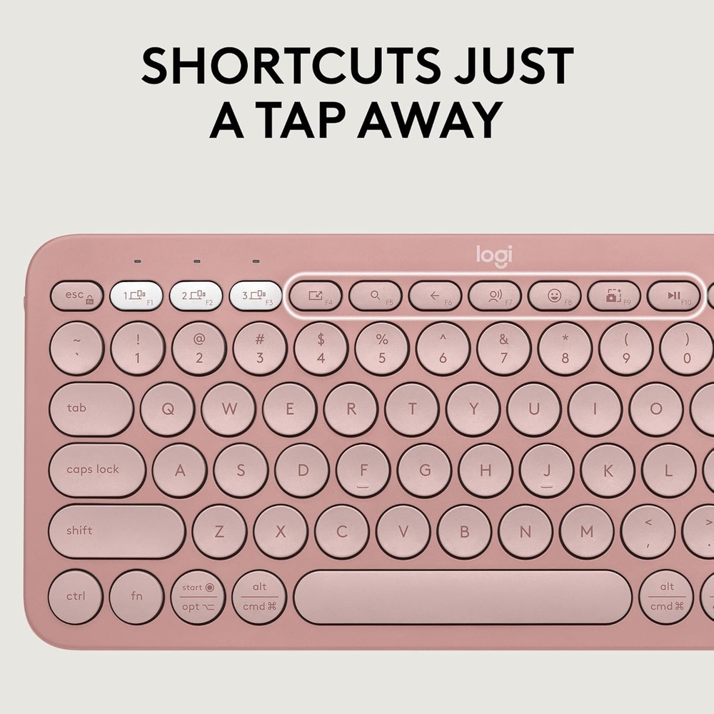 Logitech Pebble 2 Slim Bluetooth Combo Wireless Keyboard & Mouse PC / MAC Pink