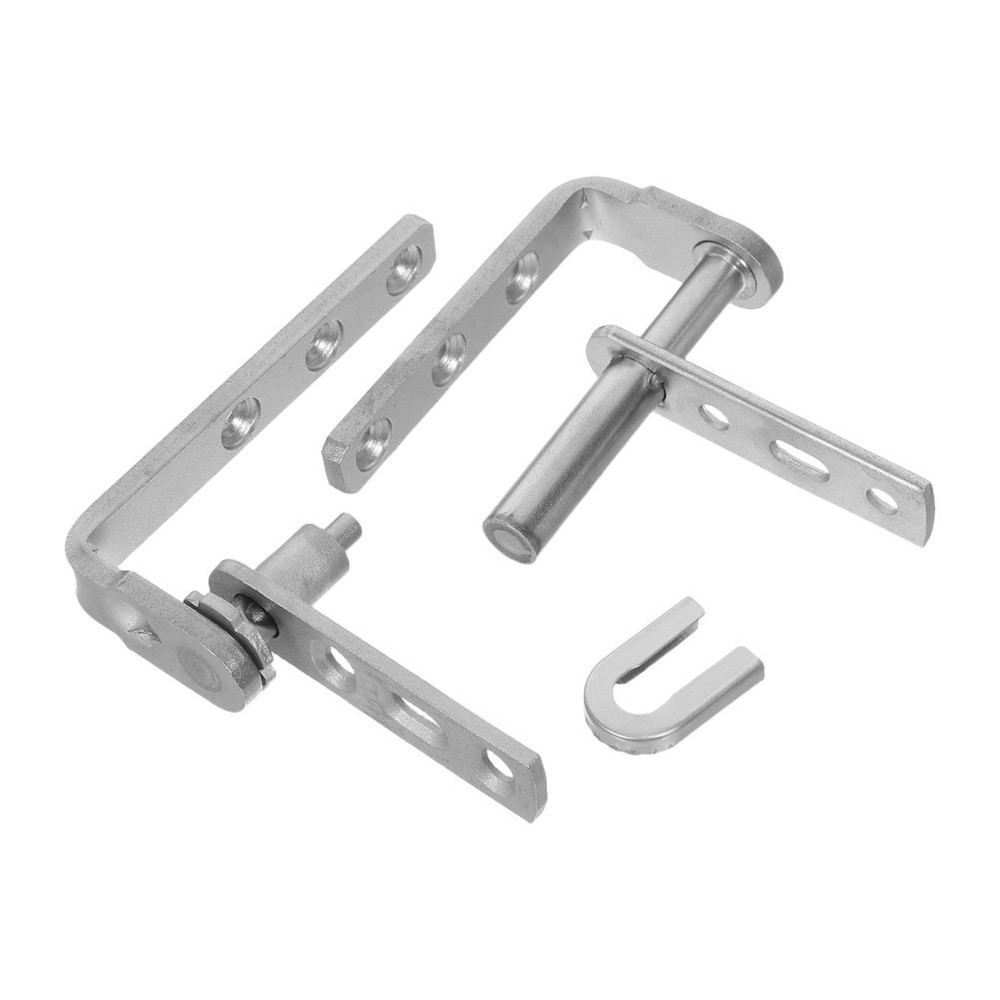 2 Pcs Self Closing Door Hinges Swinging Louvre Gravity Replacement