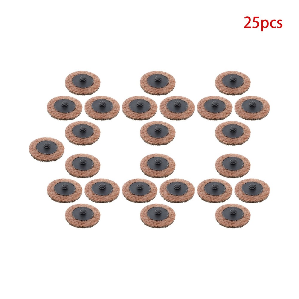 Surface Conditioning Quick Change Discs, 2" Tan (Coarse) Prep Pad - 25 Pack
