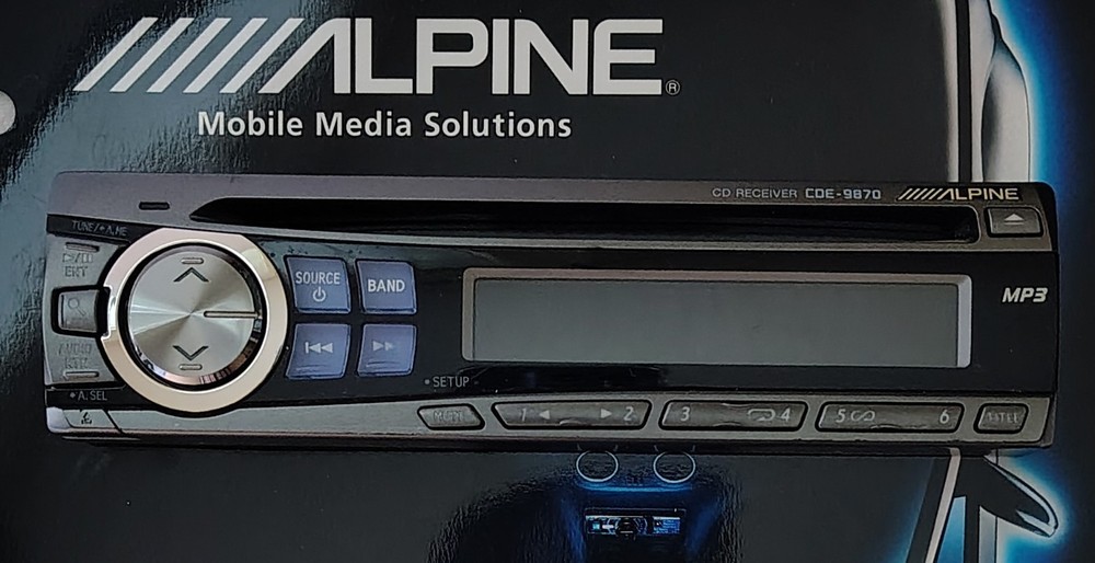 Alpine Audio Faceplate CDE-9870
