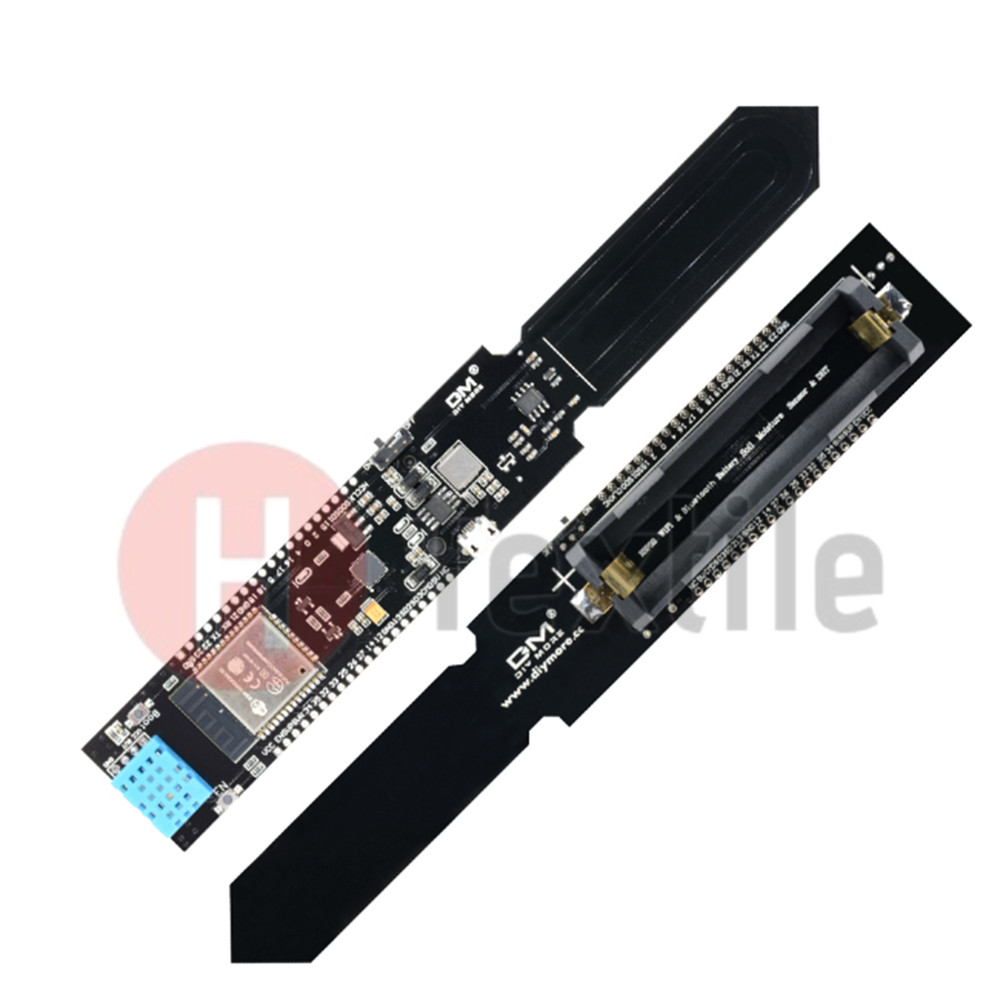 18650 Battery Base Temperature Humidity Sensor ESP32 WiFi&Bluetooth CP2104 DHT11