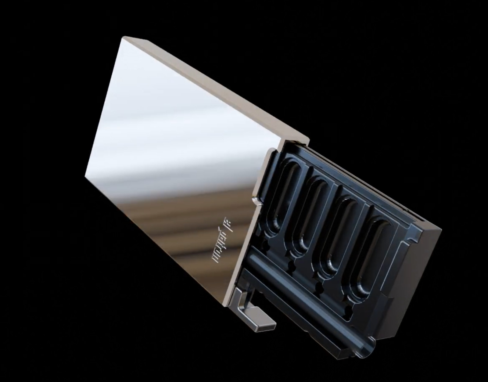 Silver Modular Organizer Wallet | Discreet Storage Case | Accessories Holder